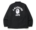 A BATHING APE COLLEGE COACH JACKET