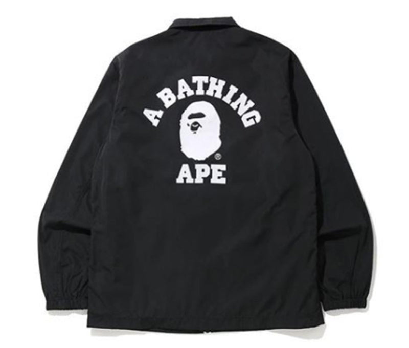 A BATHING APE COLLEGE COACH JACKET