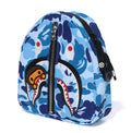 A BATHING APE BAPE KIDS ABC CAMO MILO SHARK MINI SHOULDER BAG