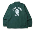 A BATHING APE COLLEGE COACH JACKET