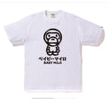 A BATHING APE BRUSH BABY MILO TEE