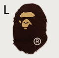 A BATHING APE APE HEAD RUG MAT ( L )