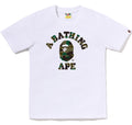 A BATHING APE Ladies' 1ST CAMO COLLEGE TEE