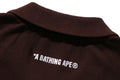 A BATHING APE ONE POINT RELAXED FIT POLO SHIRT