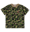 A BATHING APE BAPE KIDS ABC CAMO APE & MILO ONE POINT TEE