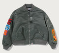 A BATHING APE Ladies' OVERSIZED SHARK MA-1 JACKET