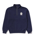 A BATHING APE Ladies' BY BATHING APE HALF ZIP SWEAT SHIRT