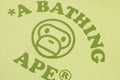 A BATHING APE Ladies' BABY MILO BLEACH DYE MINI TEE - happyjagabee store