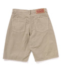 A BATHING APE SHARK GARMENT DYE RELAXED FIT DENIM SHORTS