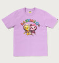 A BATHING APE Ladies' HAND DRAW MILO AND LISA TEE
