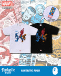 A BATHING APE BAPE x F4 MARVEL THE FANTASTIC 4 TEE