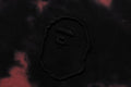 A BATHING APE DESTROYED BLEACH LOGO RELAXED FIT PULLOVER HOODIE
