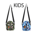 A BATHING APE BAPE KIDS ABC CAMO MILO SHARK MINI SHOULDER BAG