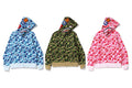 A BATHING APE ABC CAMO SHARK FULL ZIP HOODIE
