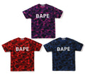A BATHING APE COLOR CAMO BAPE TEE