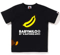 A BATHING APE BAPE KIDS SLEEPING BABY MILO BANANA TEE