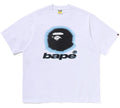 A BATHING APE SPRAY APE HEAD RELAXED FIT TEE