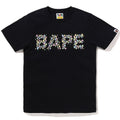 A BATHING APE Ladies' BLING STAR GLITTER BAPE LOGO TEE