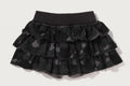 A BATHING APE Ladies' COLOR CAMO RUFFLE SWEAT SKIRT