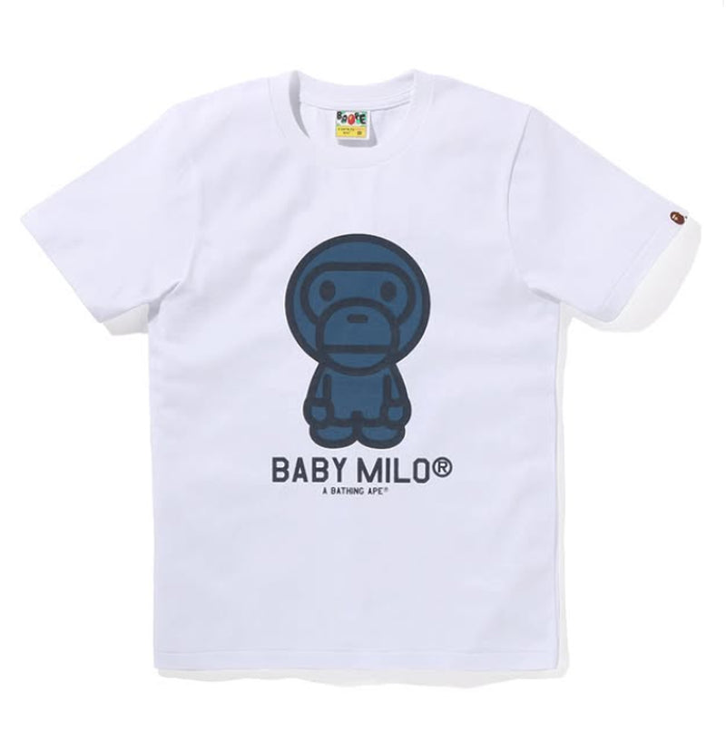 A BATHING APE Ladies' DENIM BABY MILO TEE