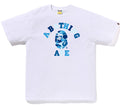 A BATHING APE ABC CAMO COLLEGE TEE