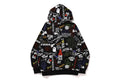 A BATHING APE HAND DRAW OULLOVER HOODIE