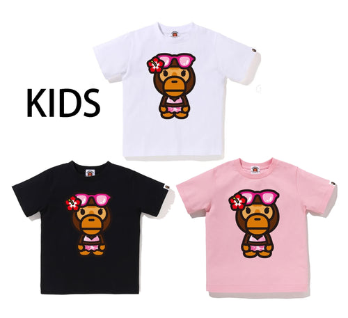 A BATHING APE BAPE KIDS BIG BABY LISA SUMMER TEE