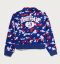 A BATHING APE Ladies' STA STRIKE CAMO POLO CROPPED CREWNECK SWEAT SHIRT