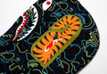 A BATHING APE BAPE x 88RISING GLOW IN THE DARK CAMO SHARK FULL ZIP HOODIE