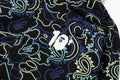 A BATHING APE BAPE x 88RISING GLOW IN THE DARK CAMO SHARK FULL ZIP HOODIE