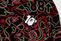 A BATHING APE BAPE x 88RISING GLOW IN THE DARK CAMO SHARK FULL ZIP HOODIE