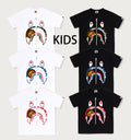 A BATHING APE BAPE KIDS ABC CAMO MILO SHARK TEE