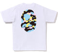 A BATHING APE NEW MULTI CAMO BIG APE HEAD TEE