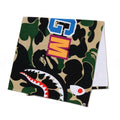 A BATHING APE ABC CAMO SHARK BEACH TOWEL