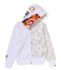 A BATHING APE Ladies' CITY CAMO TIGER SHARK FULL ZIP HOODIE