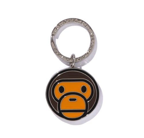 A BATHING APE BABY MILO METAL KEYCHAIN