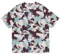 A BATHING APE MAP CAMO APE HEAD ONE POINT RELAXED FIT TEE