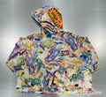 A BATHING APE Ladies' ART CAMO SHARK FULL ZIP HOODIE JACKET