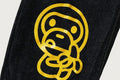 A BATHING APE BAPE KIDS BABY MILO BANANA 10 OZ DENIM JOGGER PANTS