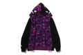A BATHING APE COLOR CAMO REVERSIBLE SHARK FULL ZIP HOODIE