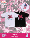 A BATHING APE BAPE x F4 MARVEL THE FANTASTIC 4 GALACTUS & SILVER SURFER TEE