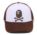 A BATHING APE APE CROSSBONE MESH CAP