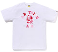 A BATHING APE ABC CAMO COLLEGE TEE