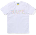 A BATHING APE Ladies' BLING STAR GLITTER BAPE LOGO TEE