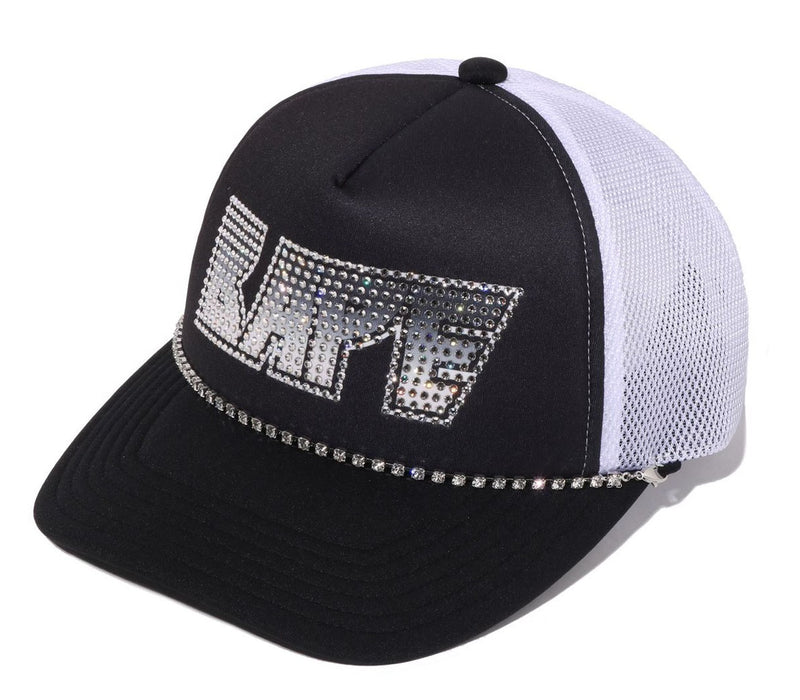 A BATHING APE BAPE CRYSTAL MESH CAP - happyjagabee store