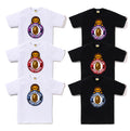 A BATHING APE COLOR CAMO MILO ON BUSY WORKS TEE