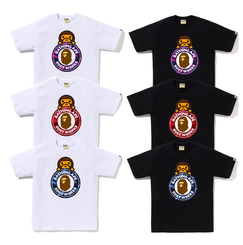 A BATHING APE COLOR CAMO MILO ON BUSY WORKS TEE