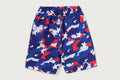 A BATHING APE BAPE KIDS STA STRIKE CAMO BEACH SHORTS