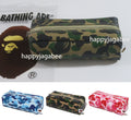 A BATHING APE ABC CAMO FLIGHT POUCH TRAVEL