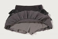 A BATHING APE Ladies' COLOR CAMO RUFFLE SWEAT SKIRT